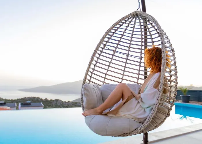 Вилла Luxury For 8 With 20m Large Infinity Pool In Kalkan