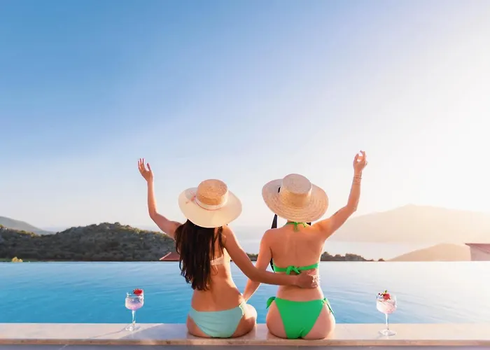 Luxury For 8 With 20m Large Infinity Pool In Kalkan Вилла