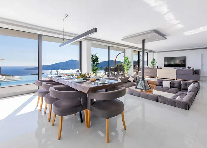 Luxury For 8 With 20m Large Infinity Pool In Kalkan Вилла