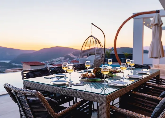 Luxury For 8 With 20m Large Infinity Pool In Kalkan Вилла Каш