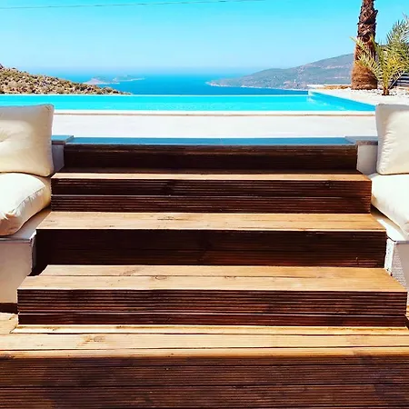 Villa Luxury For 8 With 20m Large Infinity Pool In Kalkan Kas