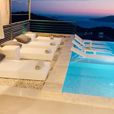빌라 Luxury For 8 With 20m Large Infinity Pool In Kalkan 카스