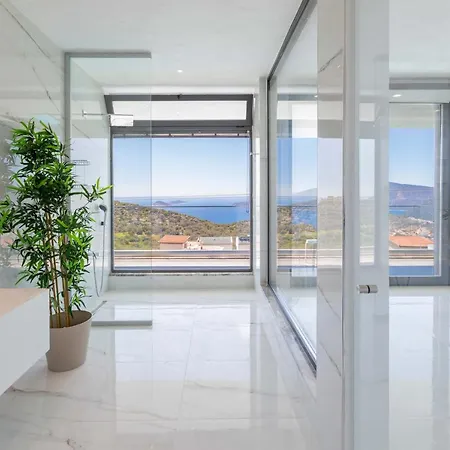 Luxury For 8 With 20m Large Infinity Pool In Kalkan 빌라